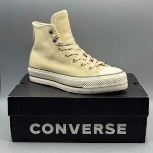 Converse Women's 9‎ Sneakers Hi Platform Lift Leather Weatherized Chuck A11158C